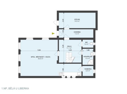 Prodej chaty/rekreačního objektu, 143 m²