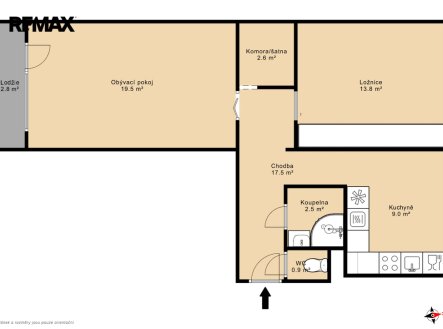 Prodej bytu, 2+1, 58 m²