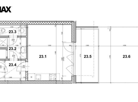 Pronájem bytu, 1+kk, 64 m²
