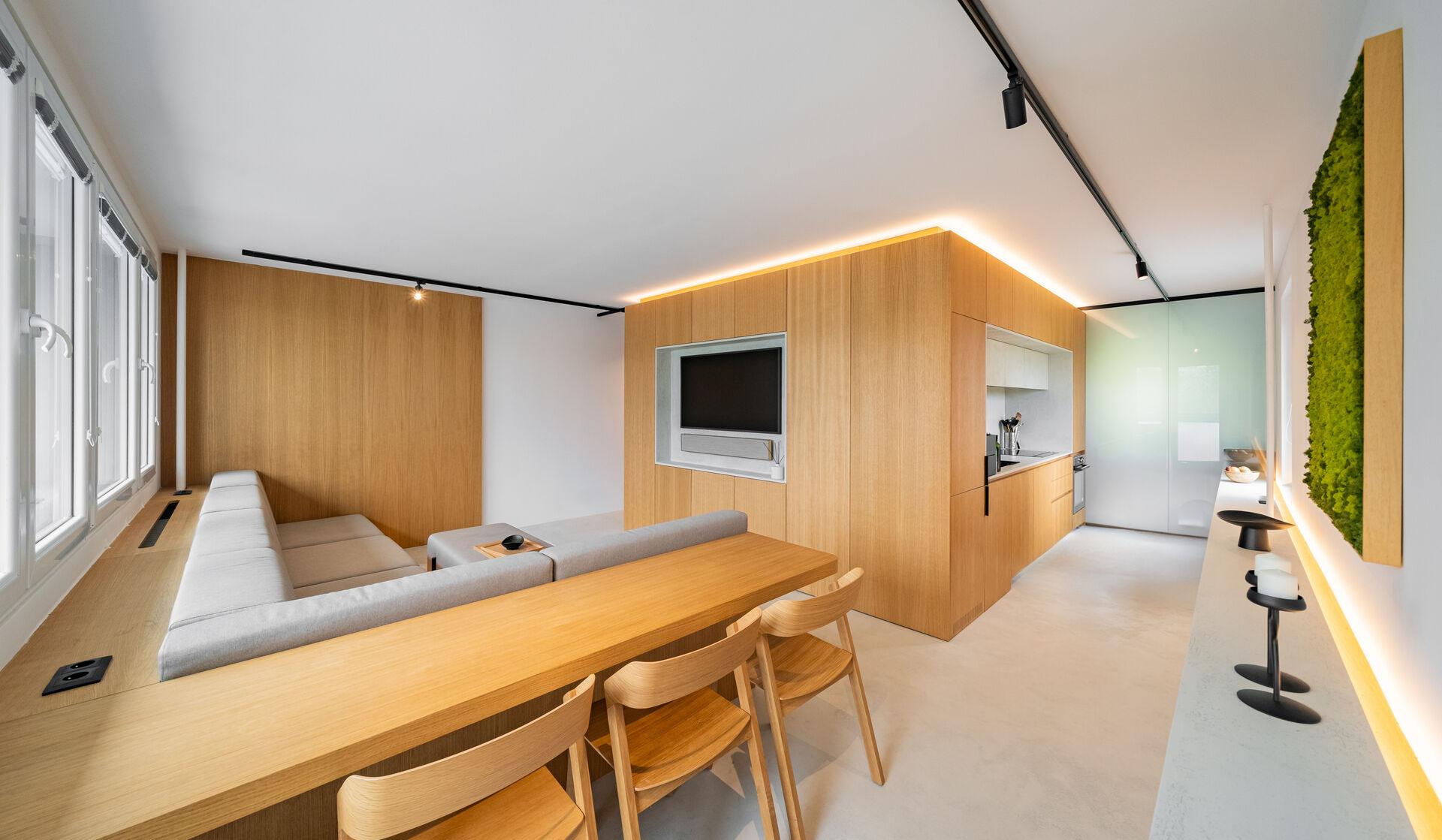 Pronájem exkluzivního bytu 2kk/L, celková rozloha 75 m2, Novodvorská, Praha 4, Braník