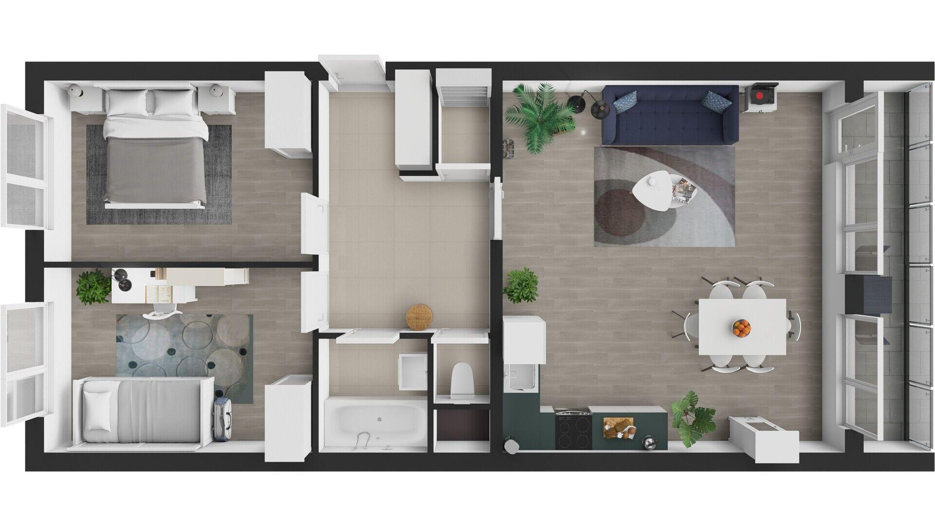 Prodej bytu 3+1/L, 70 m2, ul. Ouholická, Praha Čimice