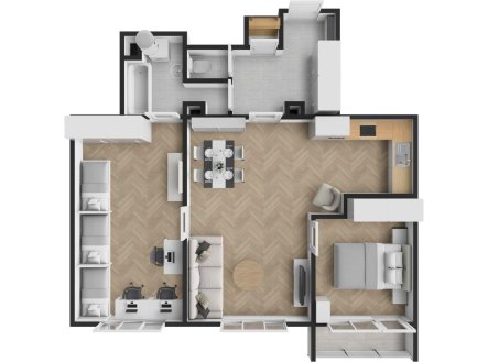 Pronájem bytu, 3+kk, 86 m²