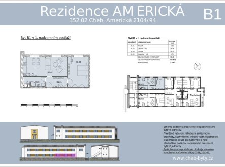Prodej bytu, 2+kk, 62 m²