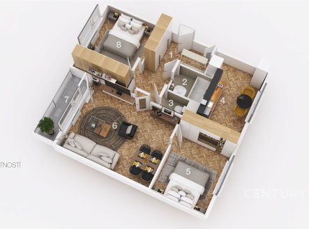 Prodej bytu, 3+1, 70 m²