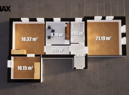 Prodej bytu, 3+1, 72 m²