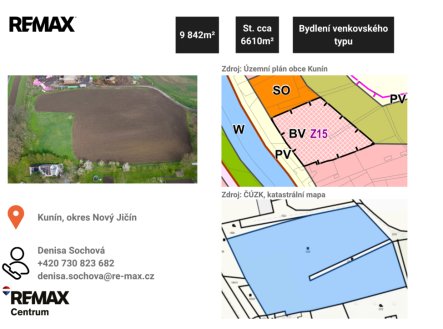 Prodej pozemku pro bydlení, 9 842 m²