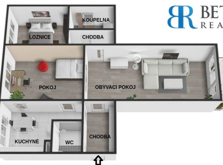 Prodej bytu, 3+1, 78 m²