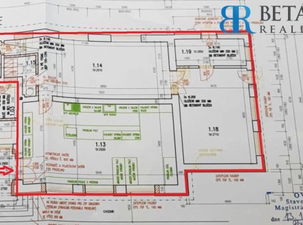 Pronájem obchodní prostory, 142 m²