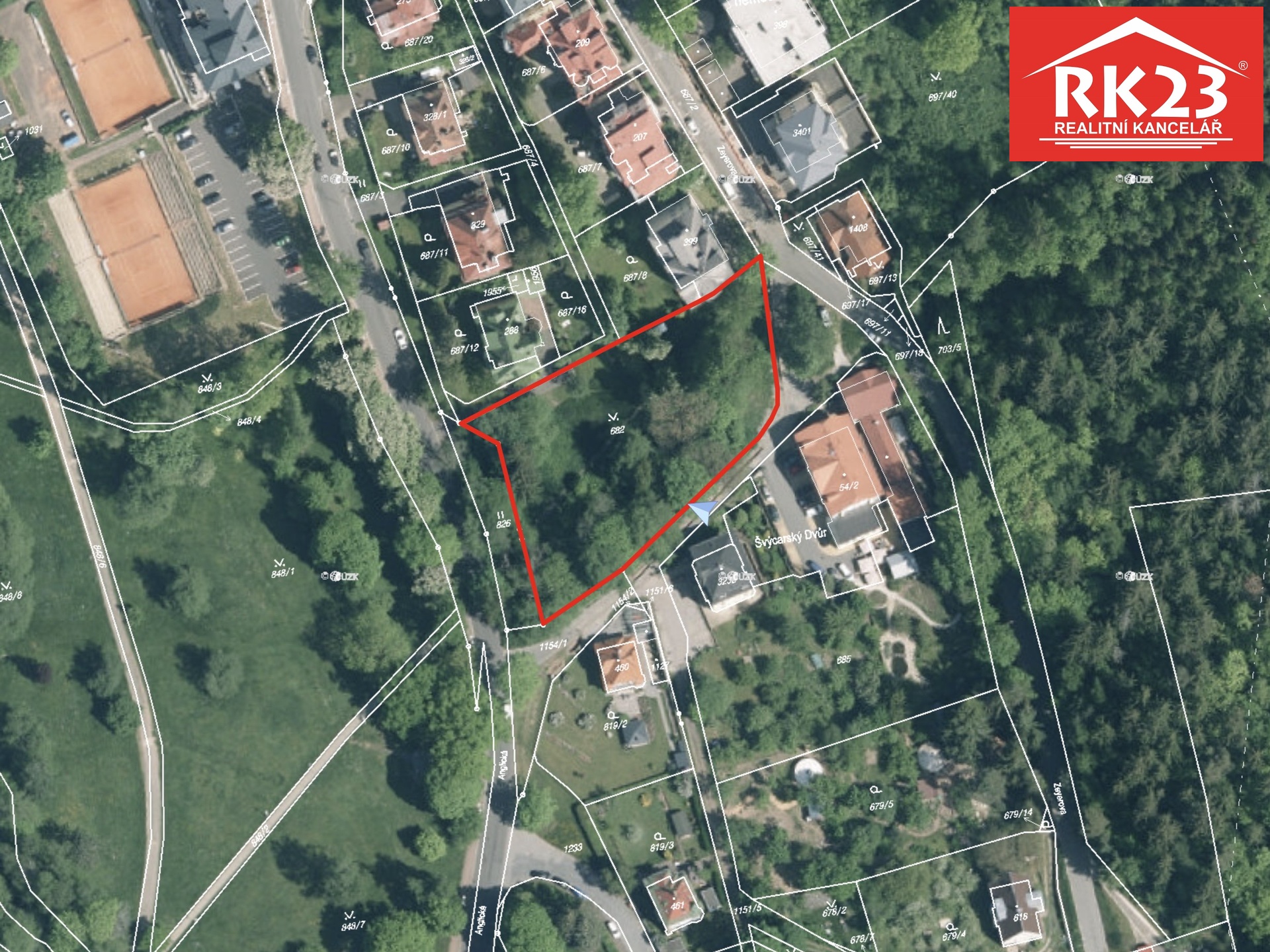 Mapa označení