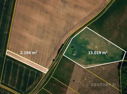 Prodej pozemku, zemědělská půda, 17 213 m²