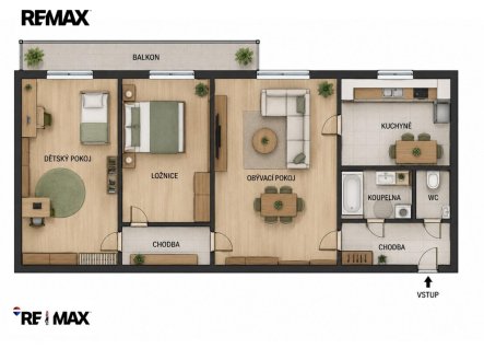 Prodej bytu, 3+1, 73 m²