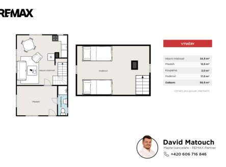 Prodej chaty/rekreačního objektu, 56 m²