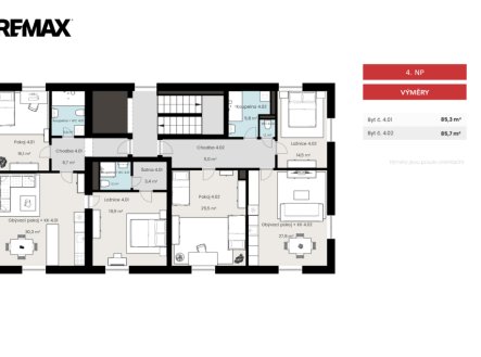 Prodej bytu, 3+kk, 84 m²