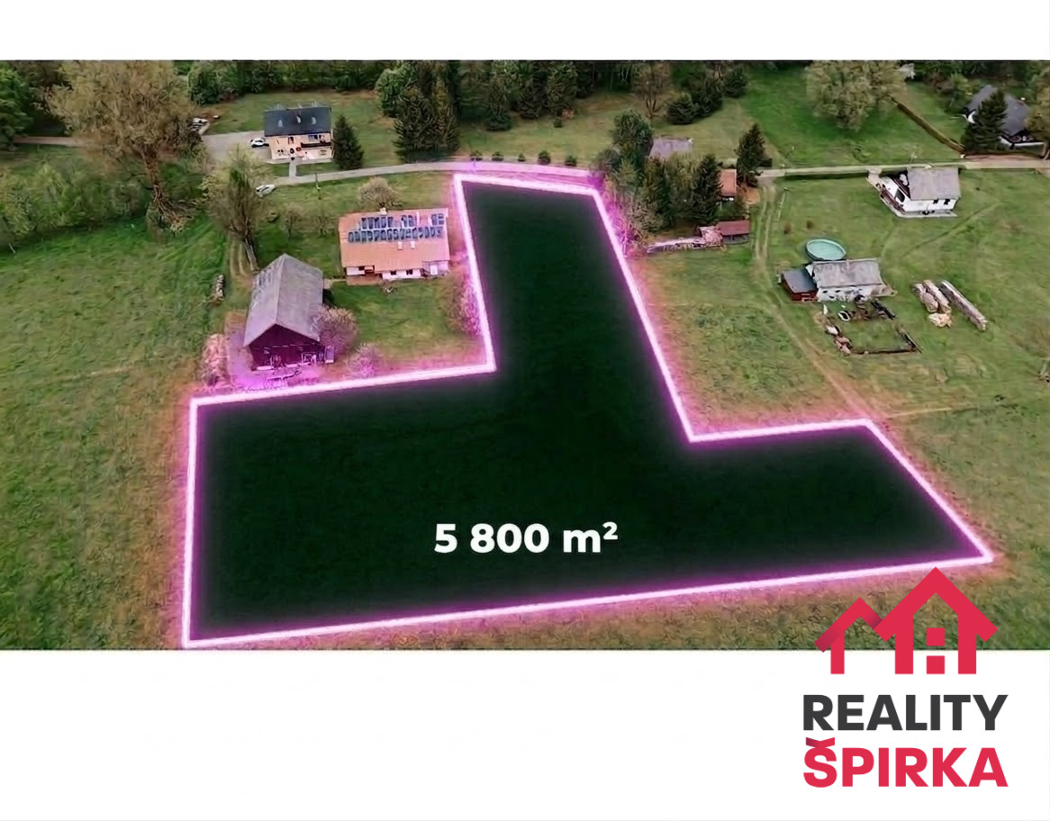 Prodej stavebního pozemku 5800 m2, Lichkov, okres Ústí nad Orlicí