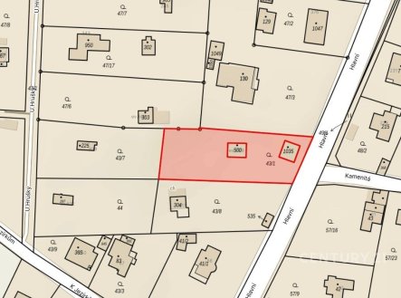Prodej pozemku pro bydlení, 1 309 m²
