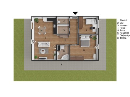 Prodej bytu, 3+kk, 92 m²