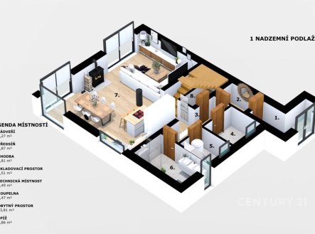 Prodej bytu, 4+kk, 145 m²