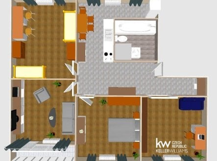 Prodej bytu, 4+1, 100 m²