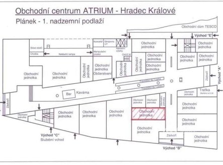 Pronájem obchodní prostory, 87 m²
