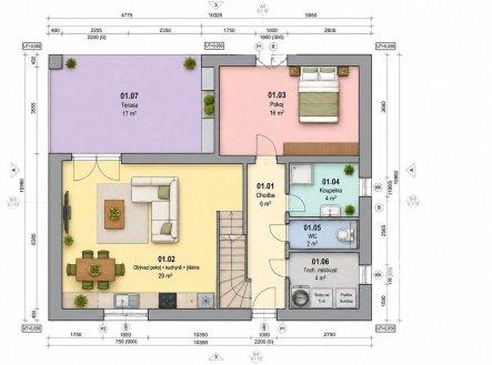 Pronájem domu/vily, 122 m²