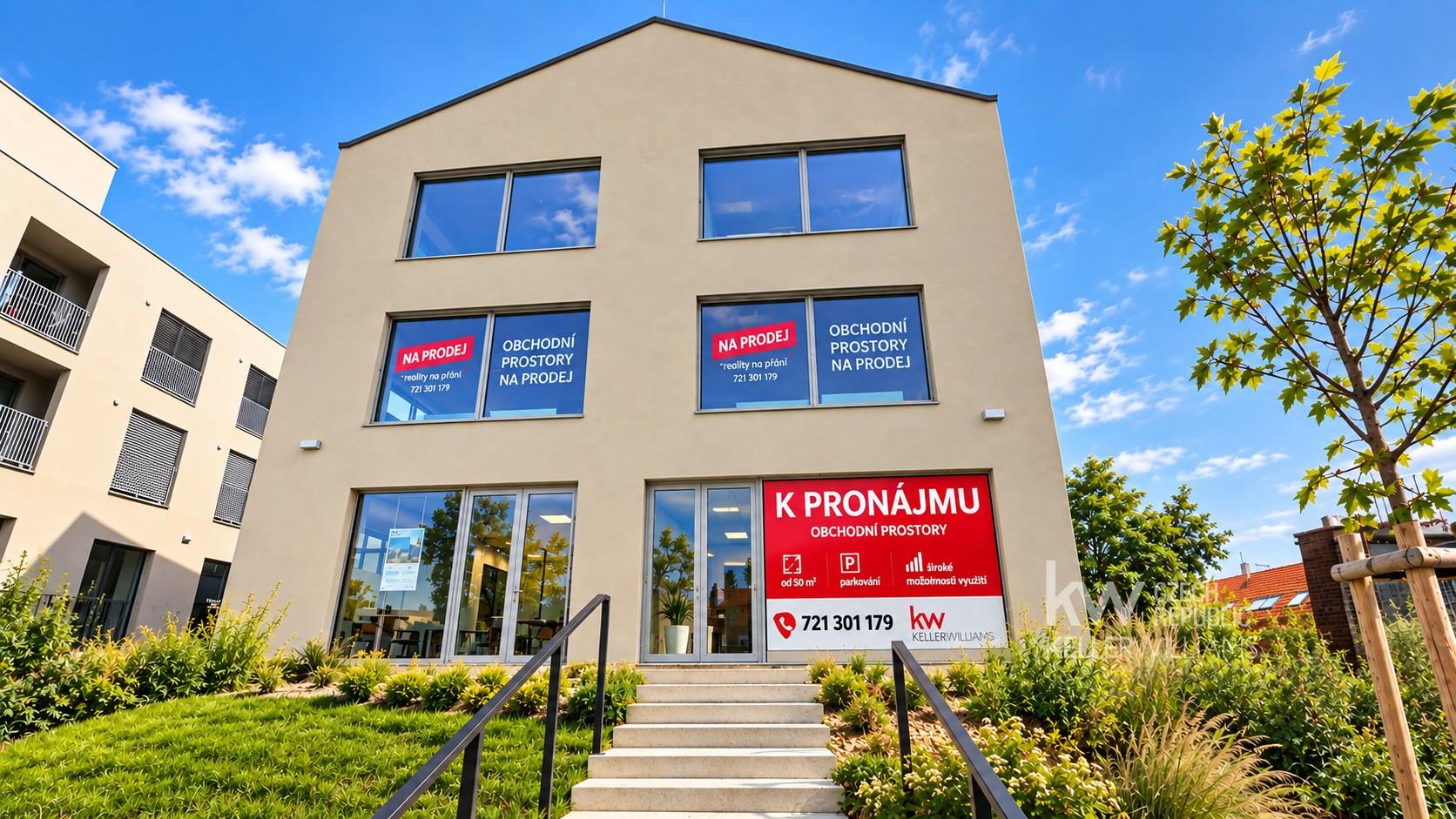 Pronájem obchodních prostor 60 m²