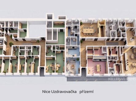 Pronájem ordinace, 369 m²