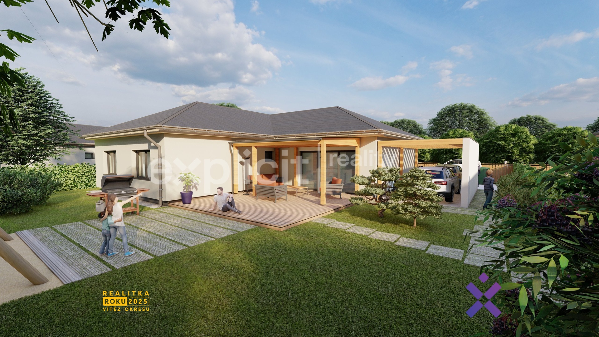 Tomáš Batík, Explicit reality, Prodej pozemku pro bydlení, 920 m² - Pohořelice