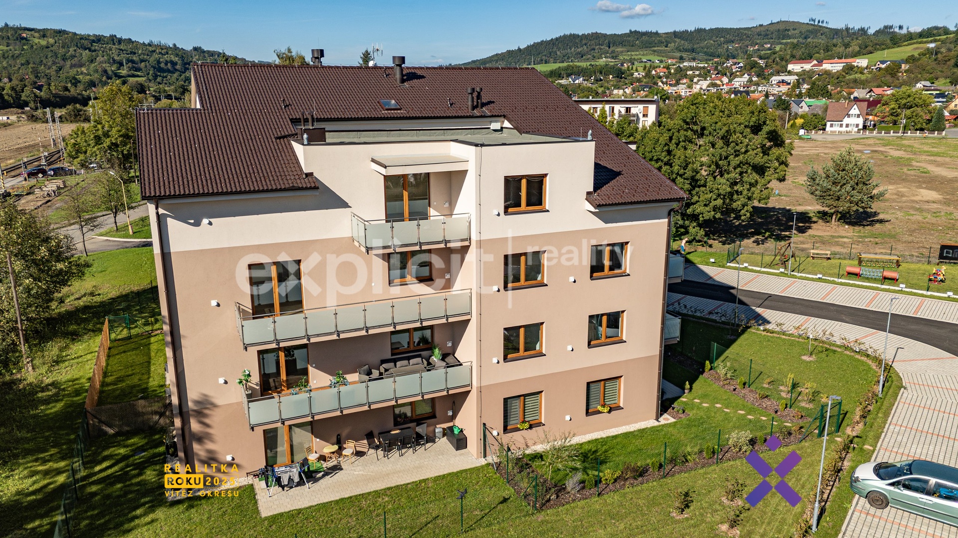 Prodej novostaveb bytu 3+kk 76 m2 - 89 m2, terasa 8 - 36 m2 - Jablunka2