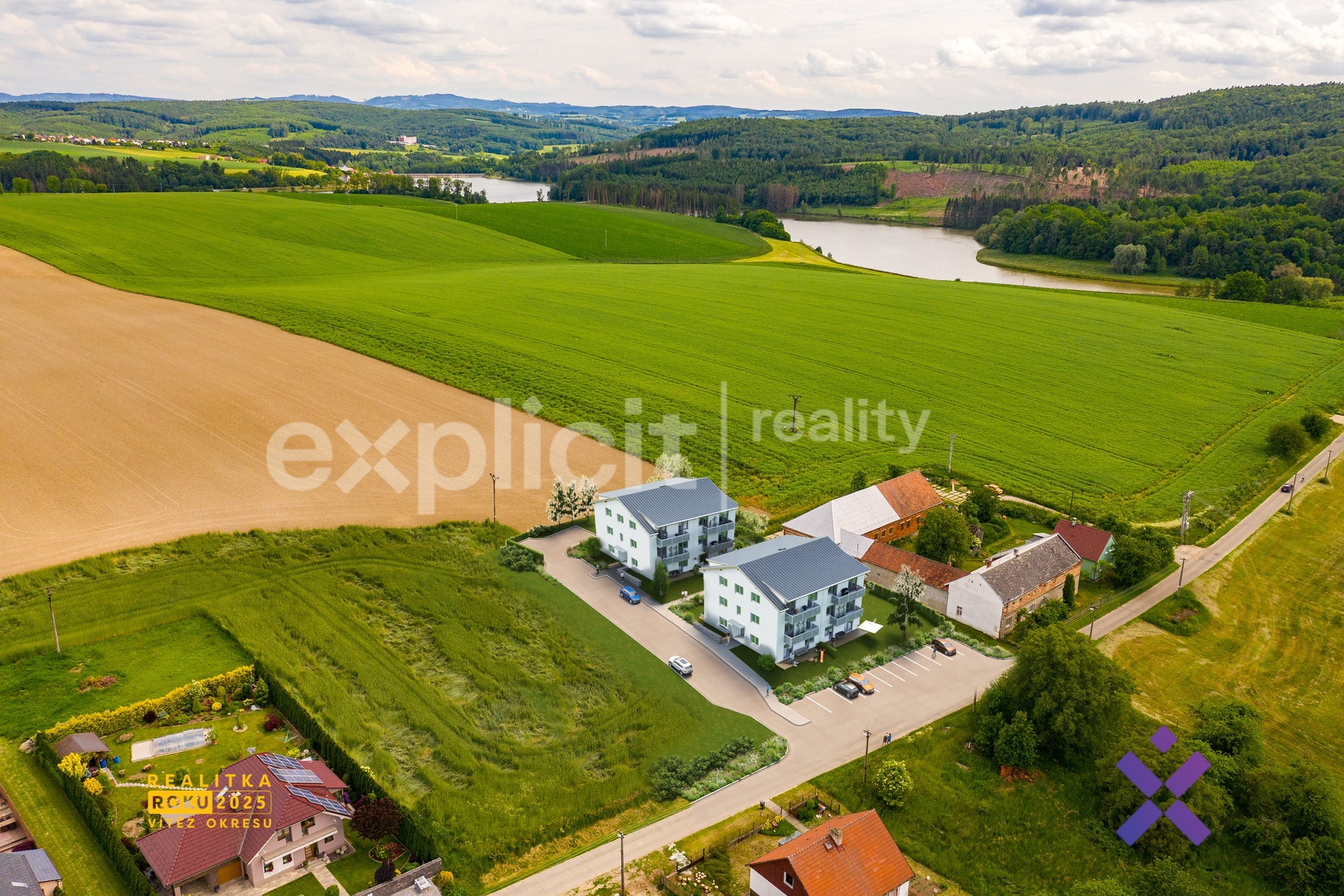 Filip Hladiš realitní makléř Prodej novostaveb bytů 3+kk 74 m² - 77 m², terasa 8 m², Fryšták