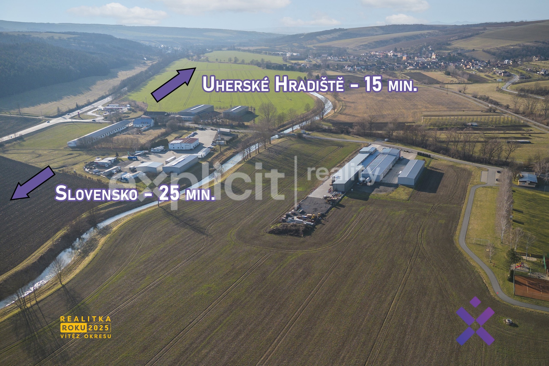Filip Hladiš realitní makléř  Prodej komerčního pozemku 11 640 m², Drslavice, okres Uherské Hradiště