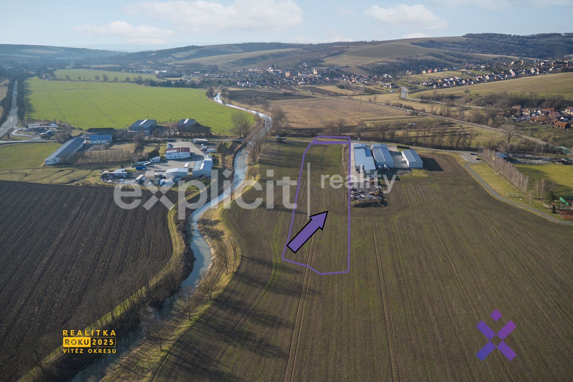 Filip Hladiš realitní makléř  Prodej komerčního pozemku 11 640 m², Drslavice, okres Uherské Hradiště