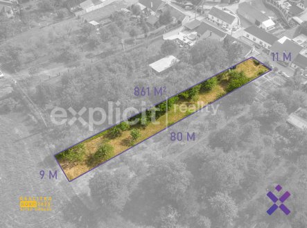 Prodej pozemku pro bydlení, 861 m²