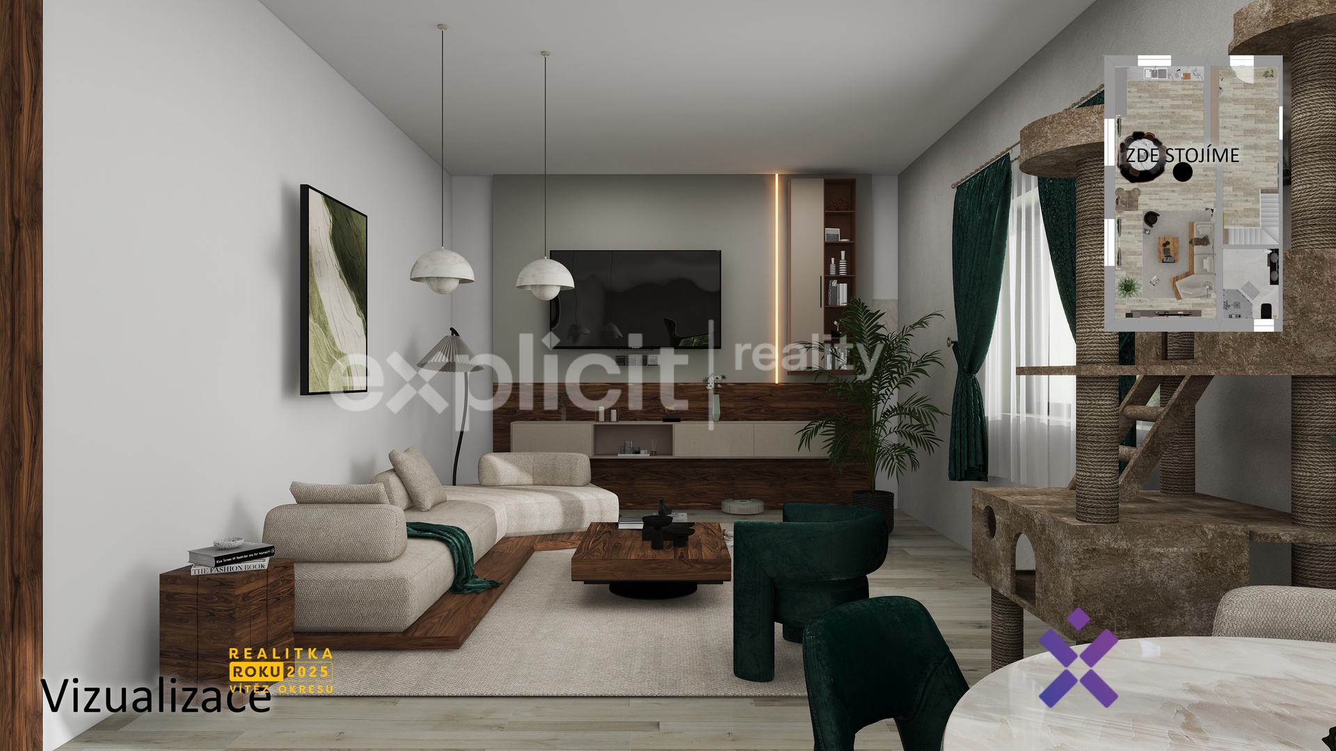 Filip Hladiš realitní makléř - Prodej mezonetového bytu v projektu 4+kk 103 m², pozemek 323 m² - Bys