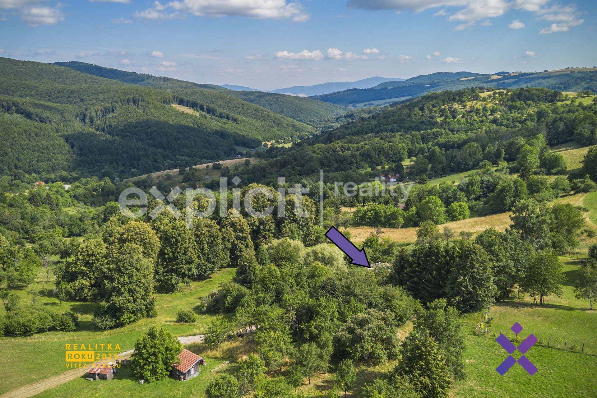 Filip Hladiš realitní maklér, Prodej stavebního pozemku 5 708 m², Žítková, okres Uherské Hradiště