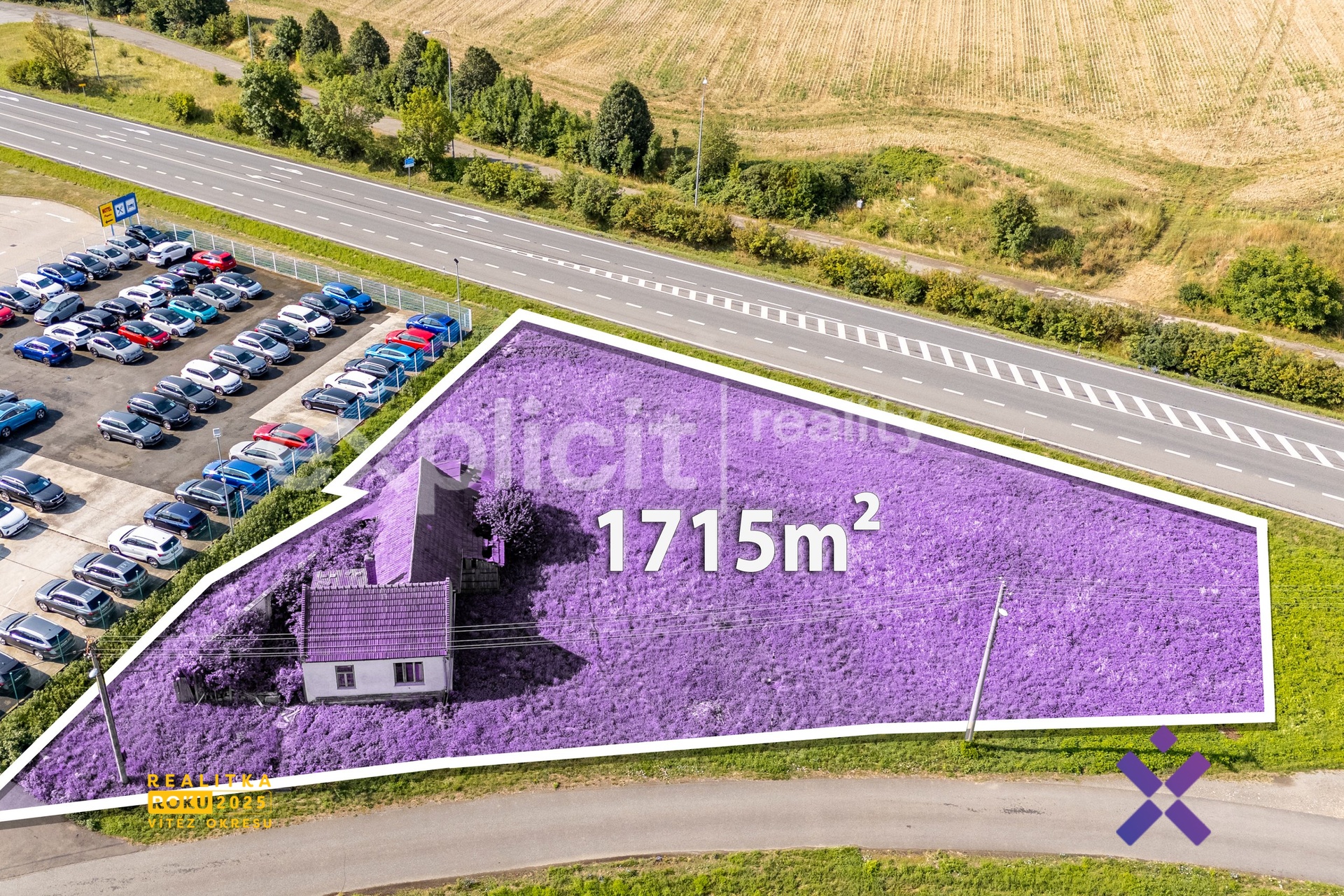 Prodej komerčního pozemku 1 715 m², Uherský Brod - Havřice