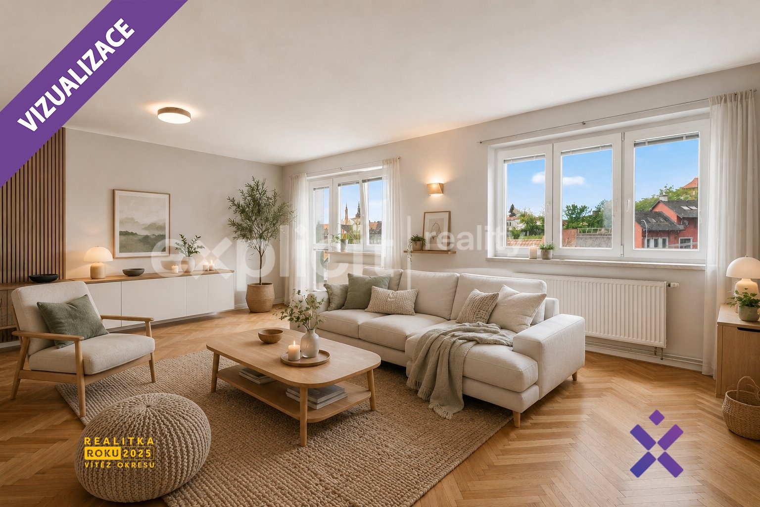 Prodej bytu 4+1 119 m², zahrada 70 m² - Pořádí, Uherský Brod