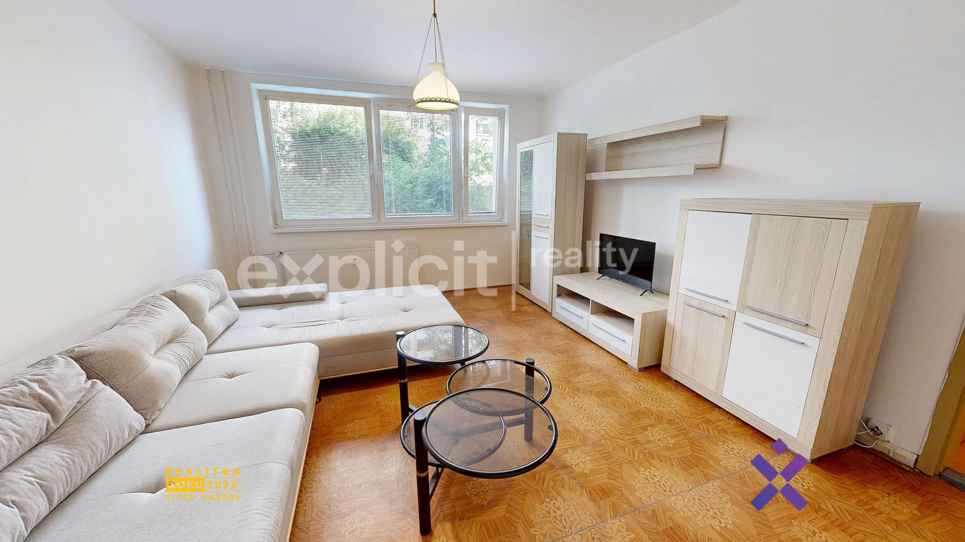 Pronájem bytu 4+1 89 m², Moravská, Zlín, Katerina Sulcova Explicit Reality 3D 1
