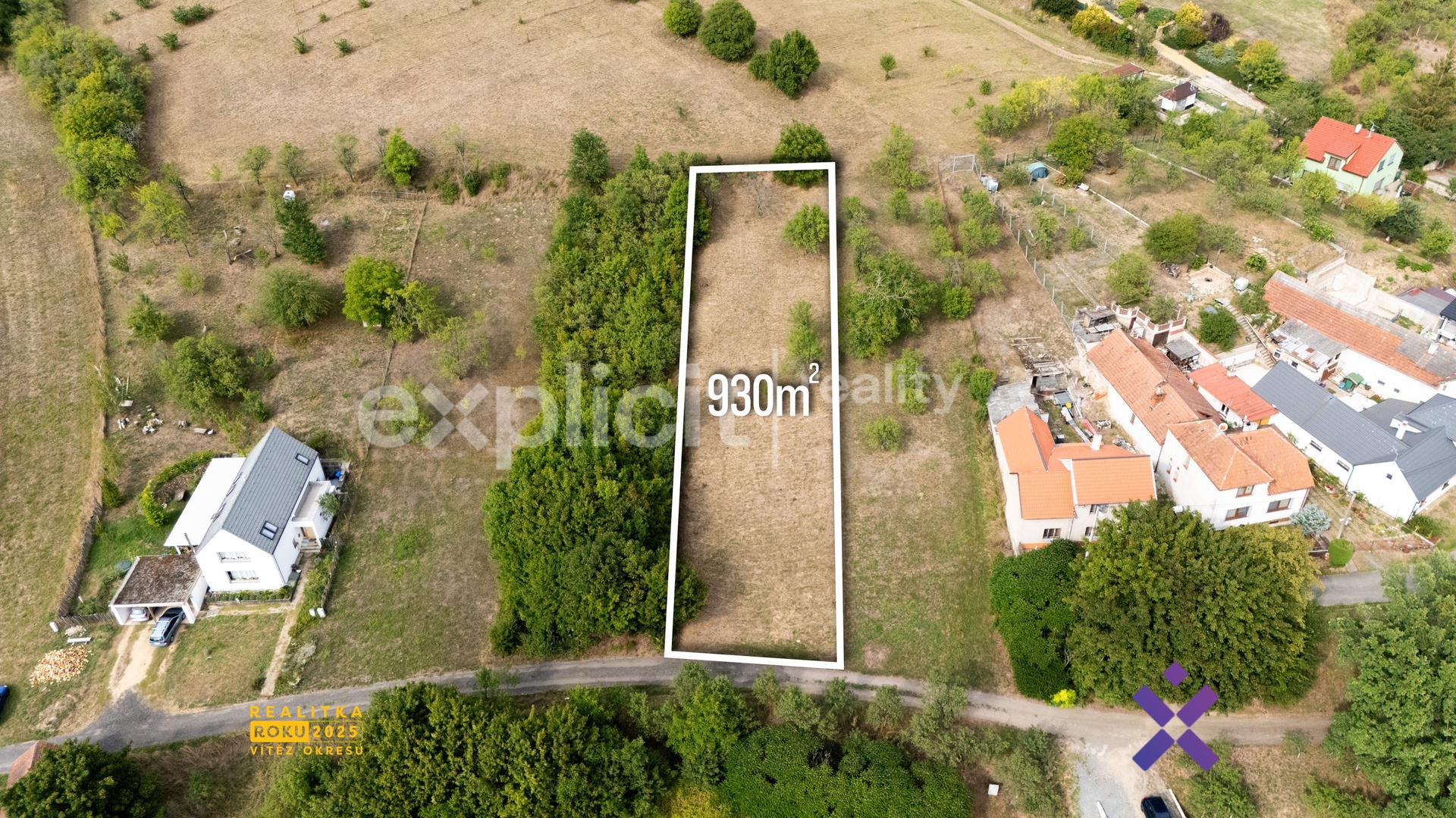 Prodej pozemku 930 m² - Nedachlebice