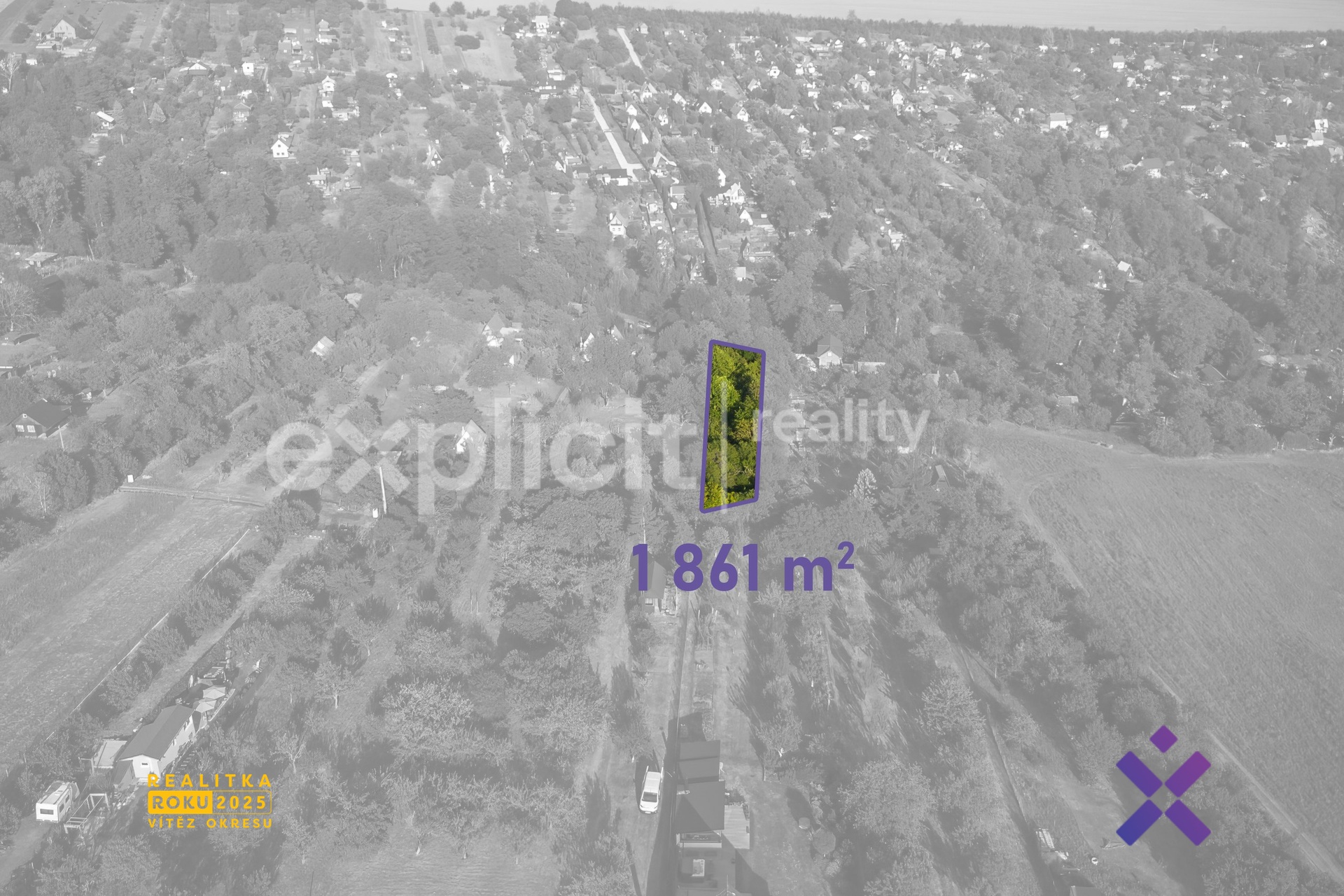  Prodej pozemku 1 861 m² - Vinohrady, Uherský Brod