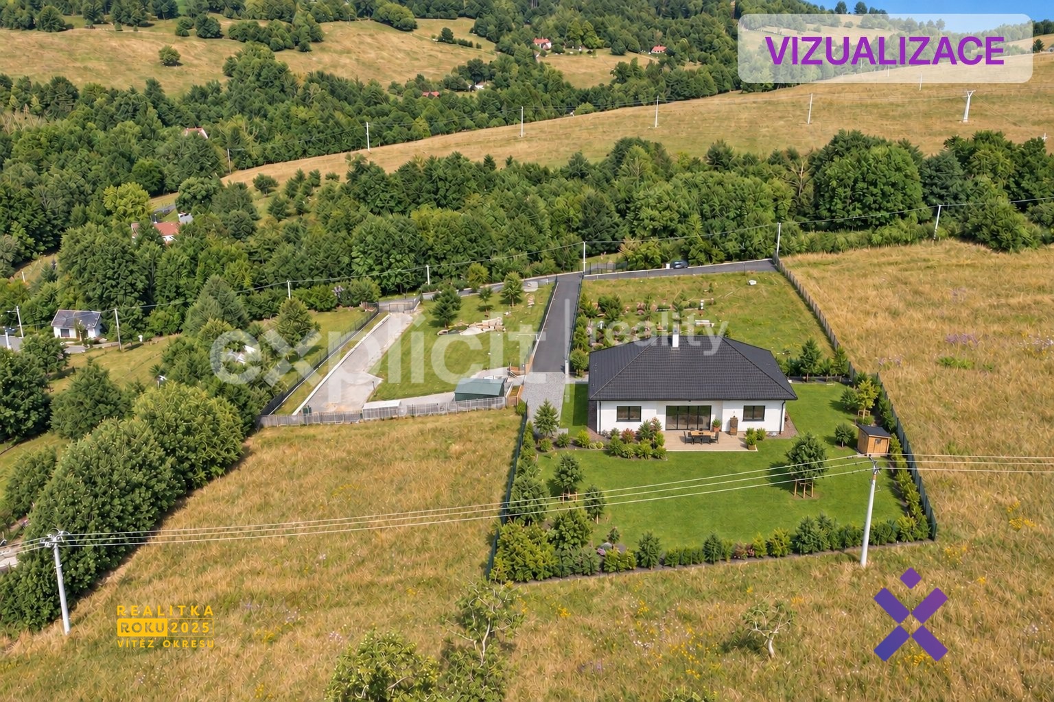 Filip Hladiš-realitní makléř, Prodej stavebního pozemku 1 713 m², Lopeník