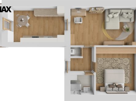Prodej bytu, 2+1, 62 m²
