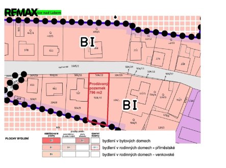 Prodej pozemku pro bydlení, 796 m²