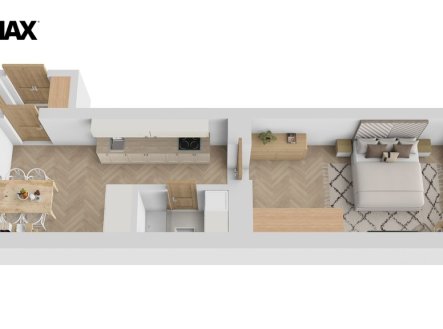 Prodej bytu, 2+kk, 43 m²