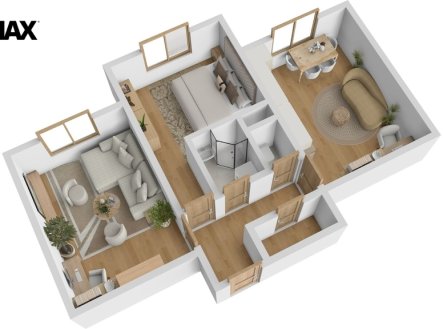Prodej bytu, 3+kk, 55 m²