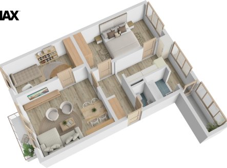 Prodej bytu, 3+1, 57 m²