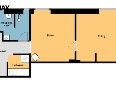 Prodej bytu, 2+kk, 57 m²