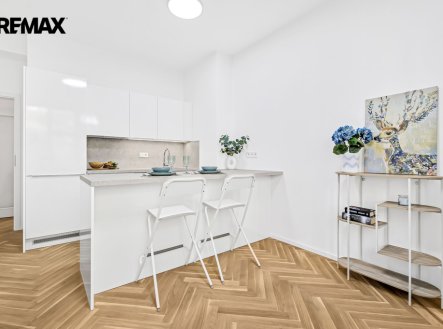 Obývací pokoj + kuchyň | Prodej bytu, 2+kk, 49 m²