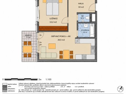 Prodej bytu, 3+kk, 81 m²