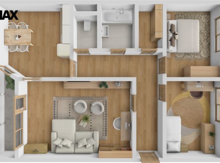Prodej bytu, 3+1, 87 m²