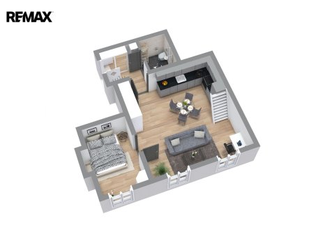 Pronájem bytu, 2+kk, 52 m²